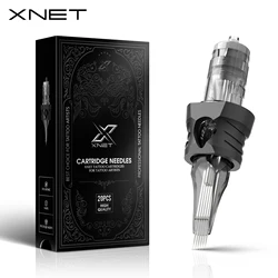 XNET Aurora Cartridge Tattoo Needles RM Curved Magnum Disposable Silicone Sterilized Safety Tattoo Needles for Tattoo Machines