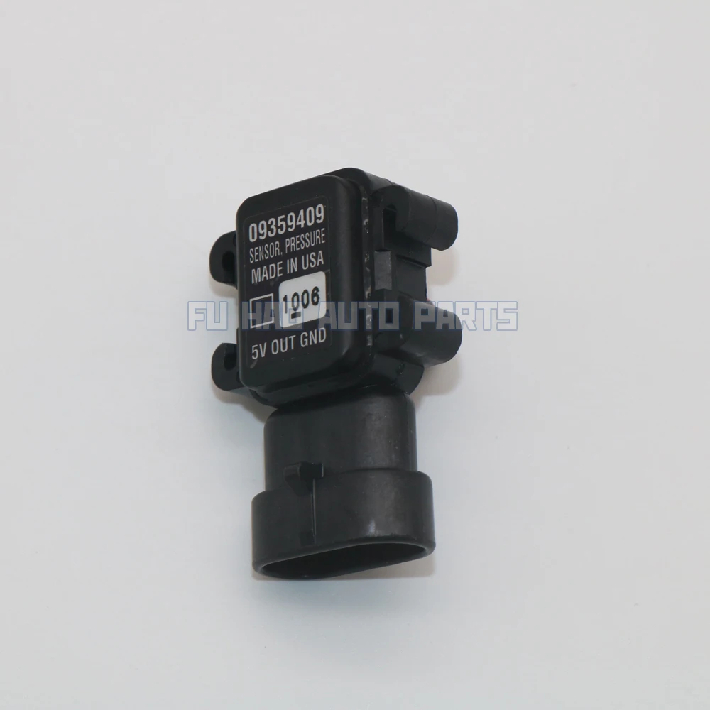 OEM 09359409 12614973 Manifold Absolute Pressure Sensor MAP Sensor for Buick Cadillac Chevrolet GMC 16187556 16249939