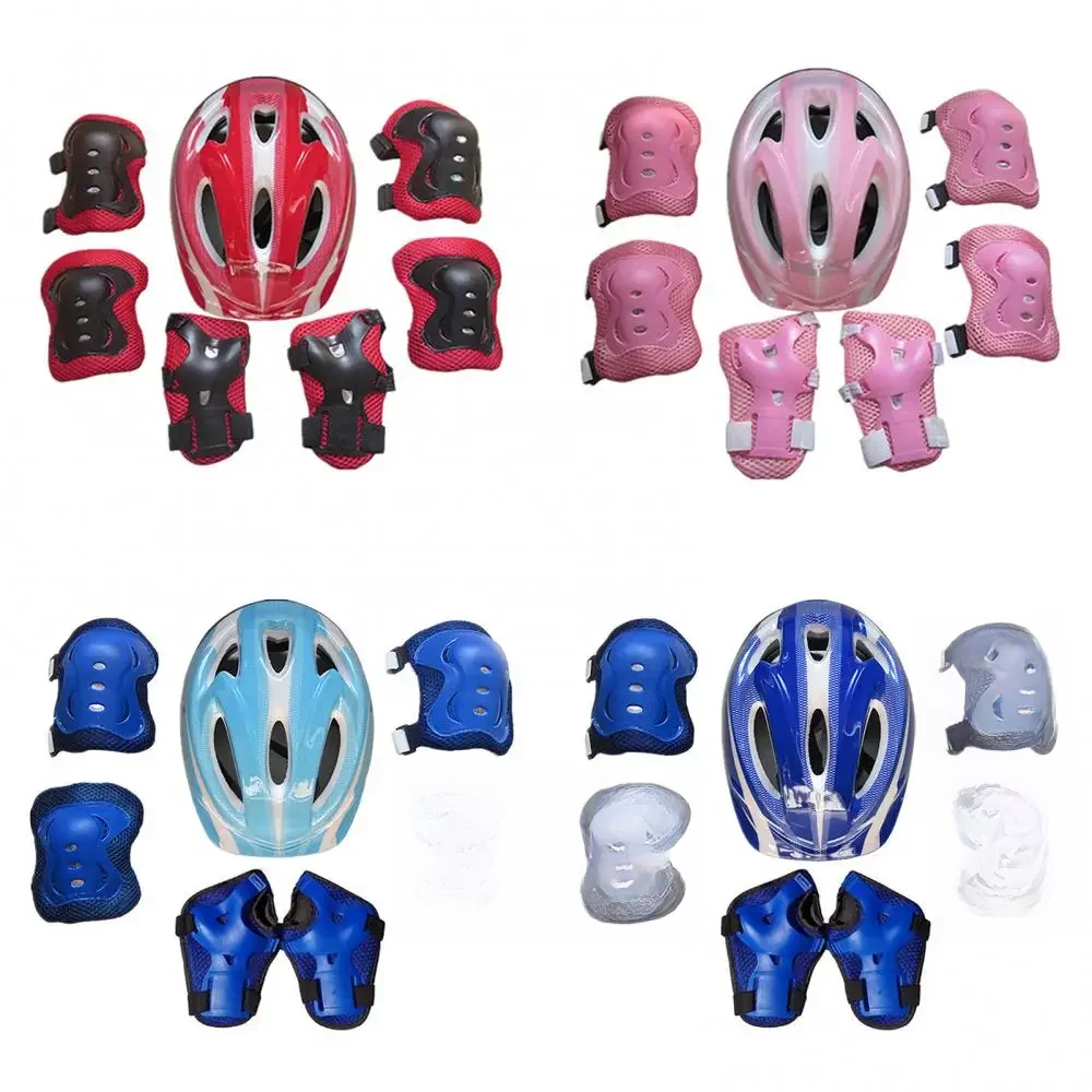 AliExpress UK Bicycle Helmet Kids Children Roller Skates Bike Safety Helmet Knee Elbow Wrist Guard Pad Set Cycling