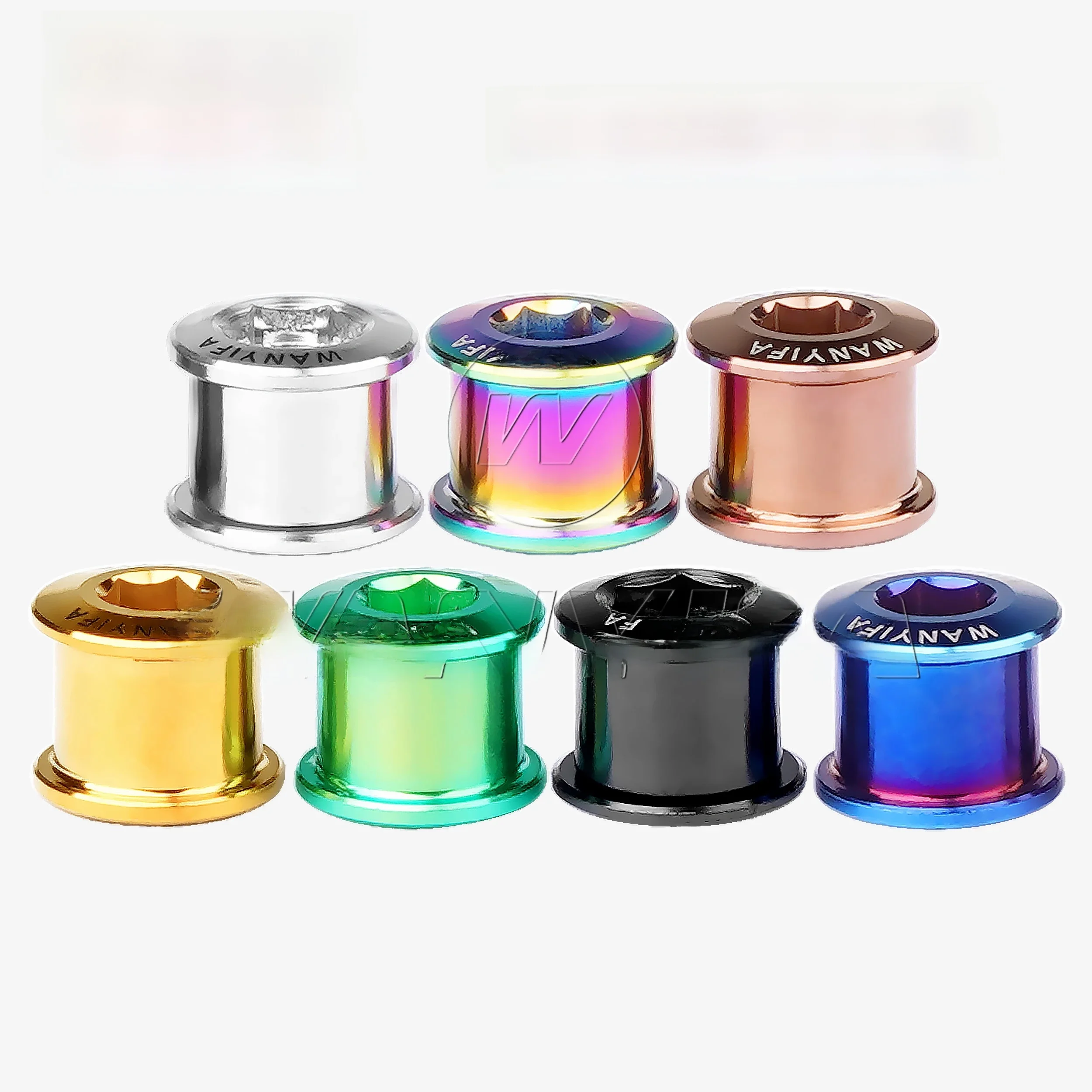 AliExpress Wanyifa Titanium Bolts 4/5/12Pcs Integrated Crankset For Mtb Chainwheel Screws Monoplate Cranks Dental Plate 6.5mm Mountain Bike