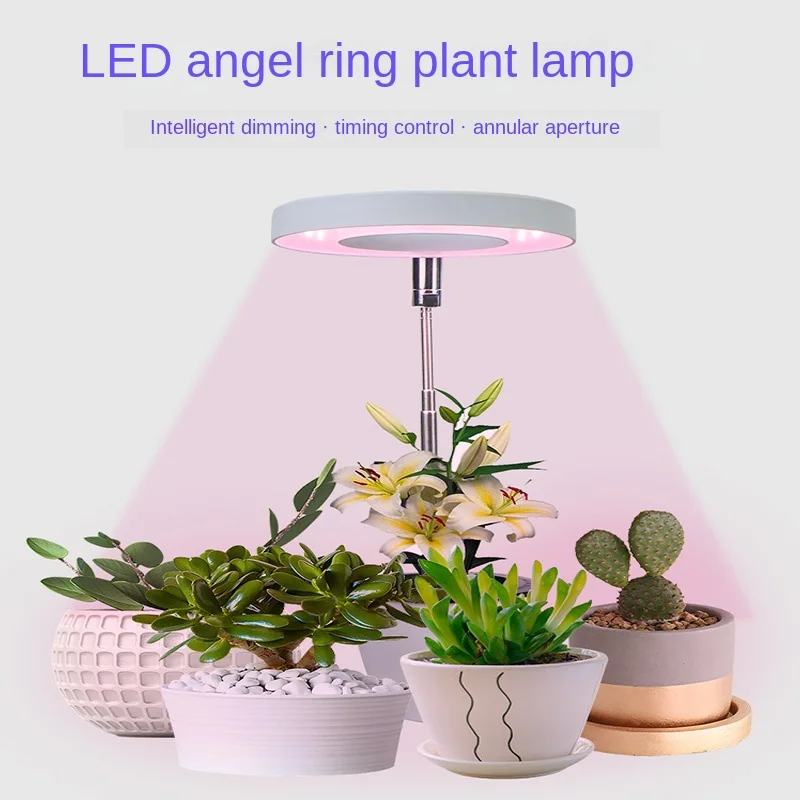 Plant Grow Light LED spettro completo per piante Timer automatico regolabile in altezza 5V Fill Light Flower sa crescere per pianta da interno