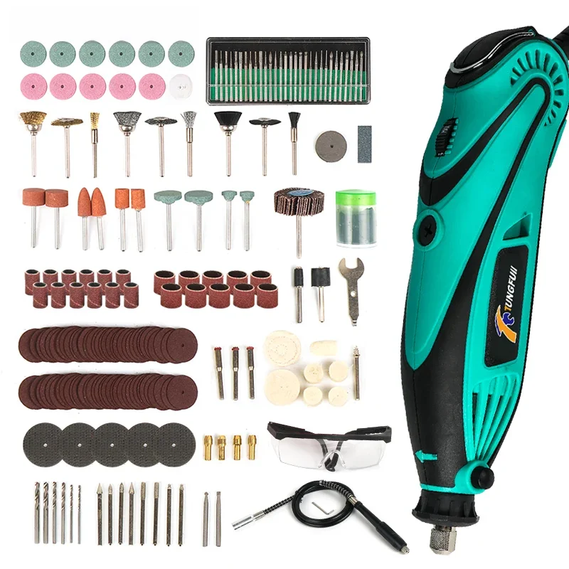 Mini Drill Electric Drill Engraver Polisher Rotary Tools Set Metalworking Drilling Machine Polishing Engraver Electric 220v