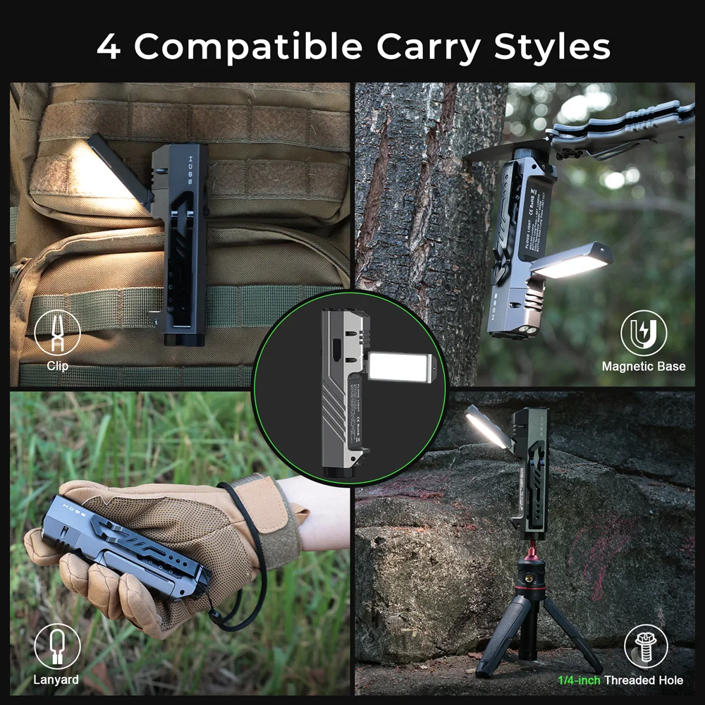 HD05 3100LM Rechargeable LED Flashlight for Hiking and Hunting