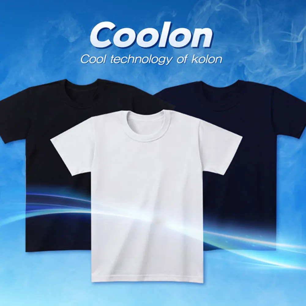 [3-sheet set] S~ 3XL Better Korean Production Functional Coolon Cool Mash Men Women Cool T-Shirt Half-sleeved Tea Cool Nutty