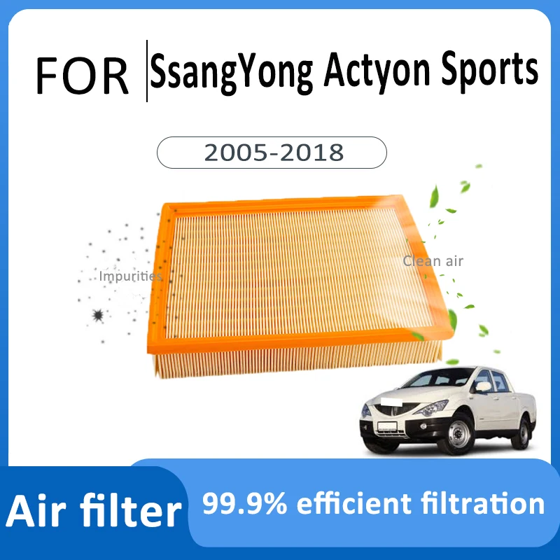 

For SsangYong Rodius A100 2005~2018 23190-21003 Air Filter Car High Flow Filter Air Intake Car Air Intake Systems Engine Filter