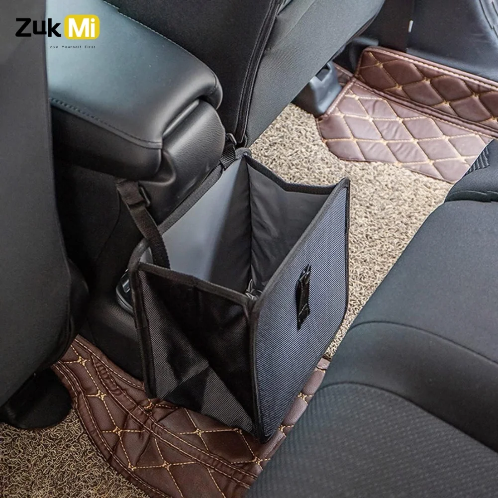 Lixeira Dobrável para Carro, Saco de Armazenamento Impermeável e à Prova de Vazamentos para Carro com Grande Capacidade, Interior do Carro