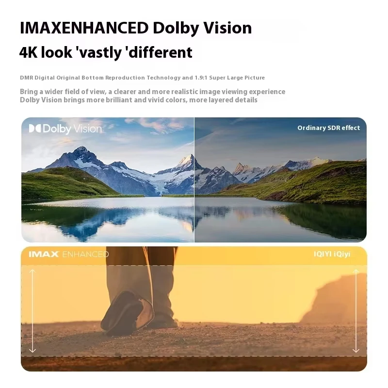جهاز عرض ليزر XGIMI AURA 2 UST، Dolby Vision IMAX معزز 2300 ISO لومن للسينما المنزلية بشاشة 150 بوصة