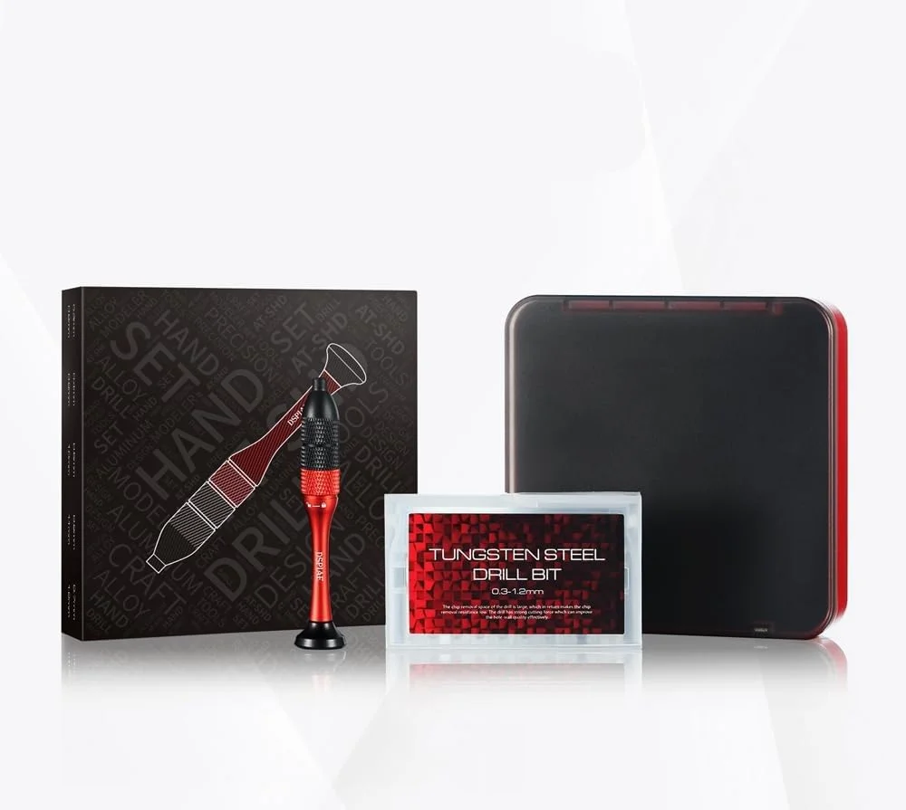 

DSPIAE Aluminum alloy hand drill set AT-SHD model tool hand-made Gundam assembly production punching modification