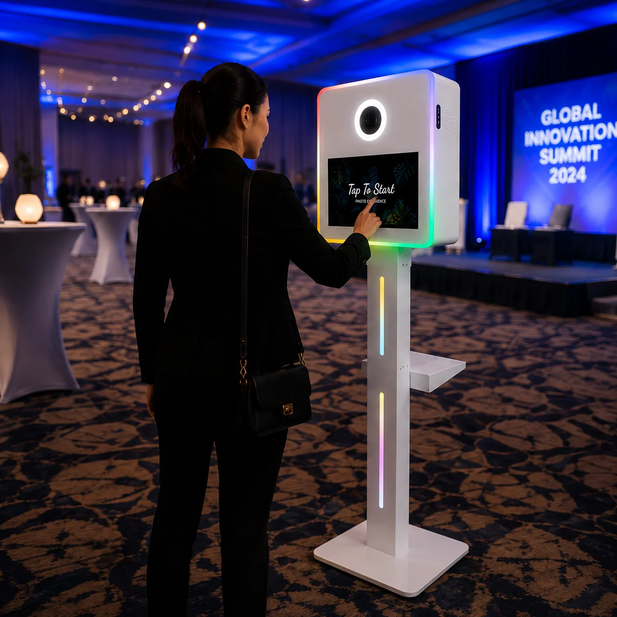 Image of 2026 Neue 15,6 Zoll Touchscreen DSLR Fotoautomat Selfie-Kamera Photobooth Tragbar für Hochzeiten und Partys