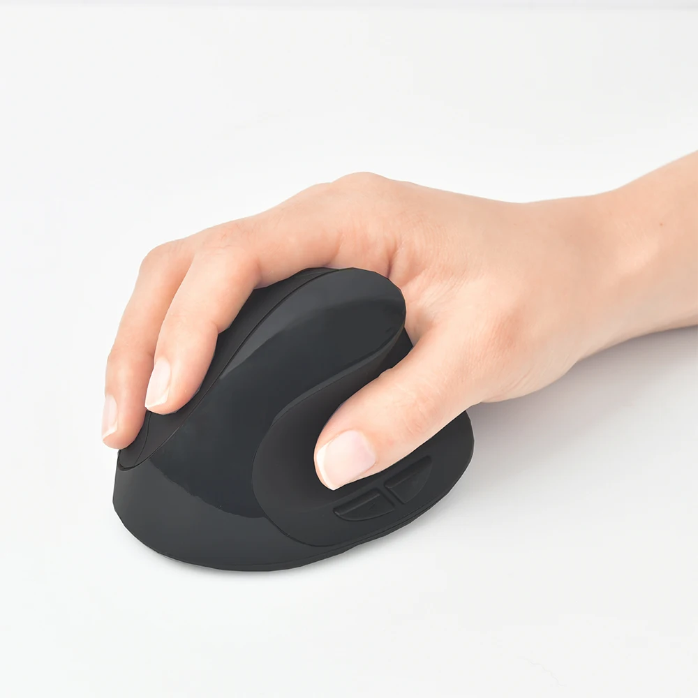 Small hand vertical wireless Bluetooth combined mouse, female, student, human engineering mouse