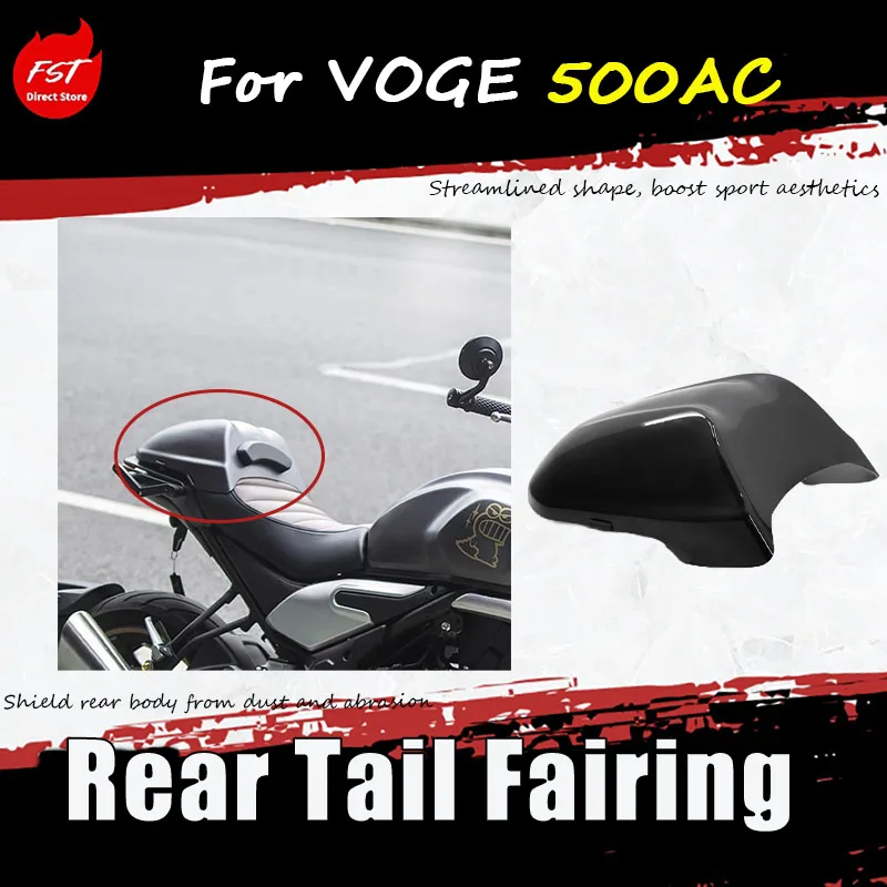 

Special modification accessories for VOGE 500AC including a peak hood tail cover with a cushion Shield rear body from dust