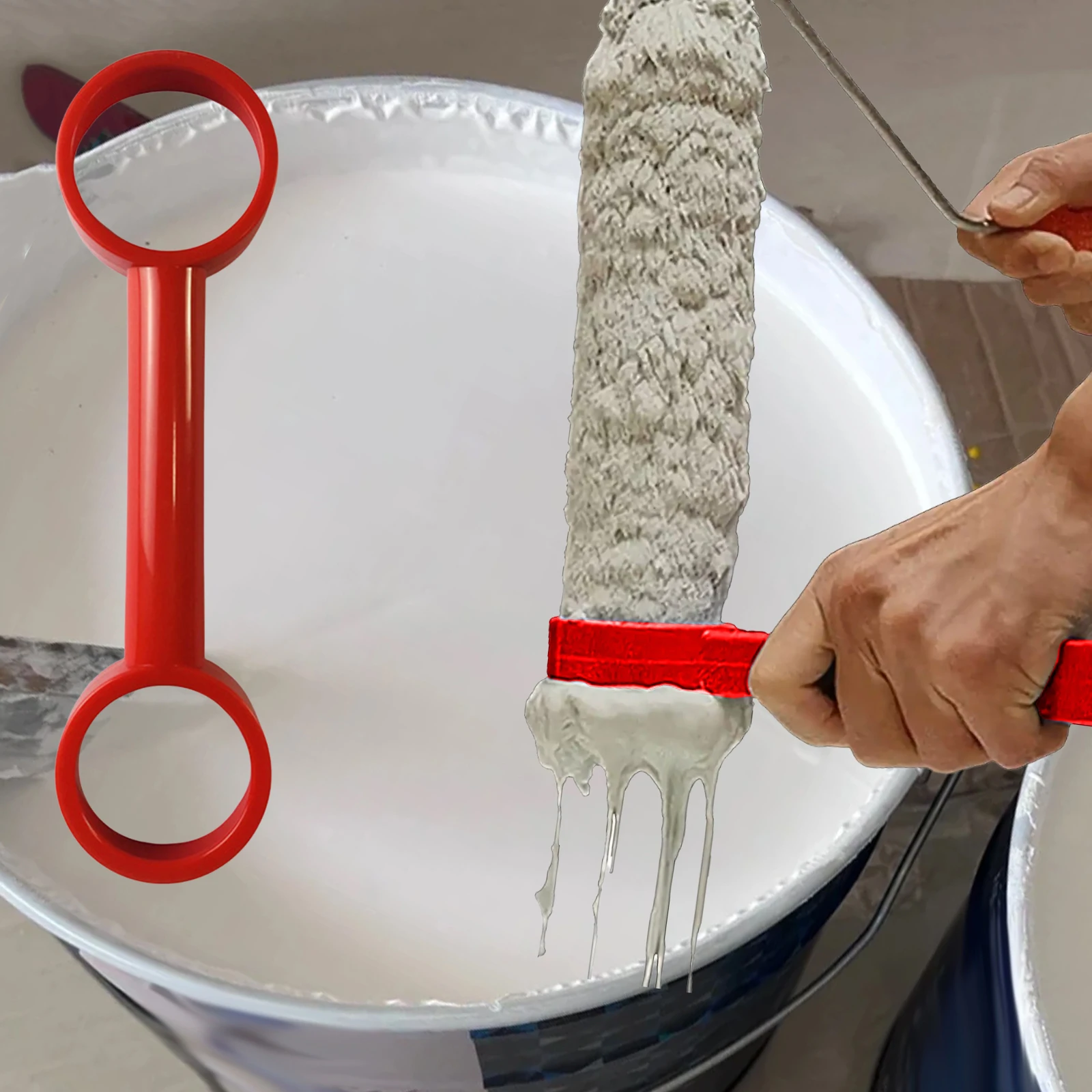 Paint Roller Cleaner Compact DIY Home Painting Handle Tool Paint Saving Tool Roller Brush Cleaning Gadget Equipment