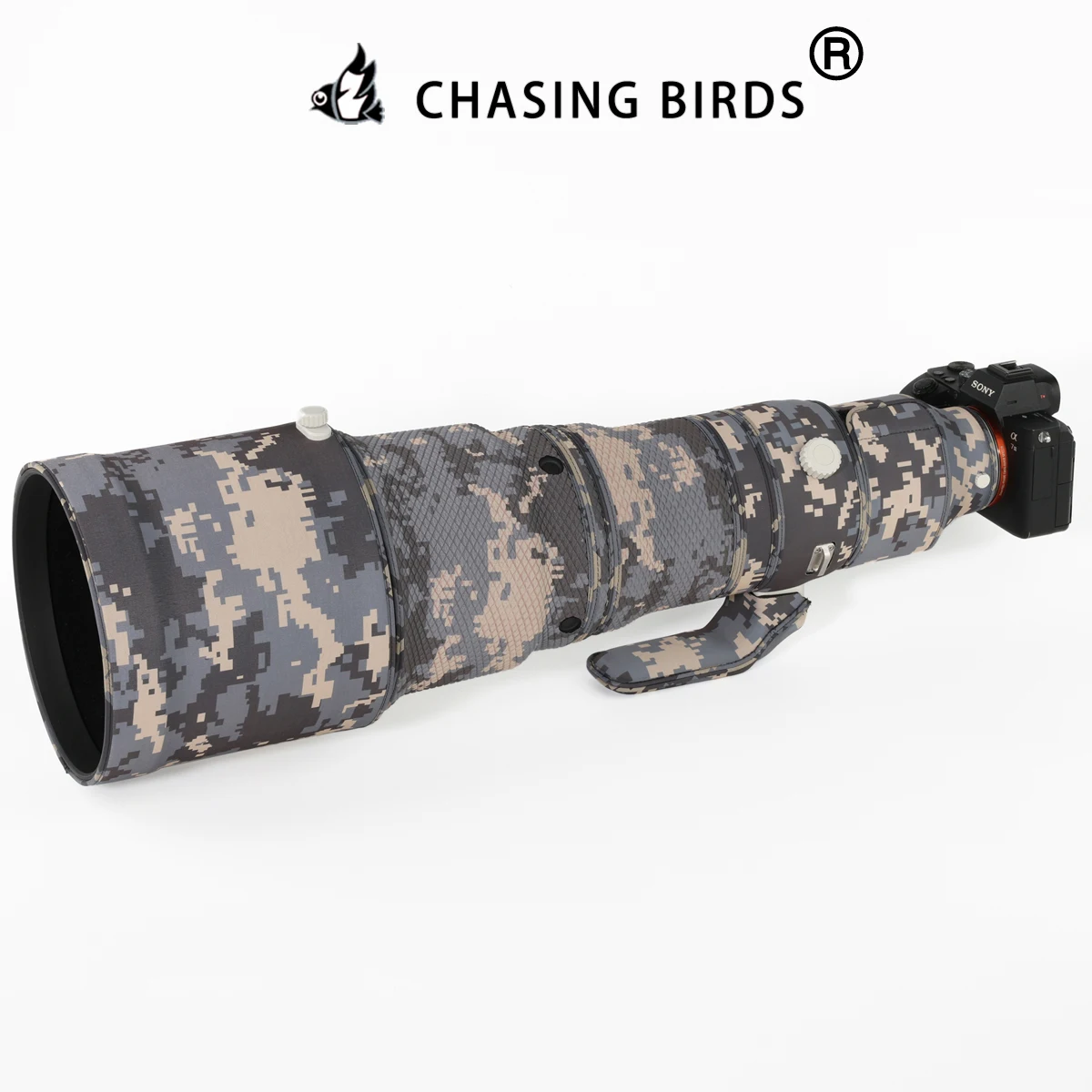 CHASING BIRDS Ver.IV Lens Camouflage Coat for SONY FE 600mm F4 GM OSS Waterproof and Rainproof Lens Protective Cover SEL600