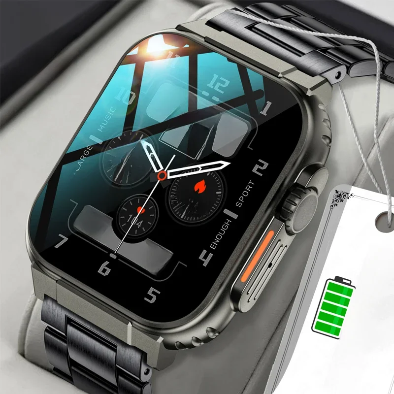 LIGE 600mAh Neue Smartwatch für Männer Outdoor-Sport Fitness-Armband Blutdruckmessgerät IP68 Wasserdicht Herren-Smartwatch für Android