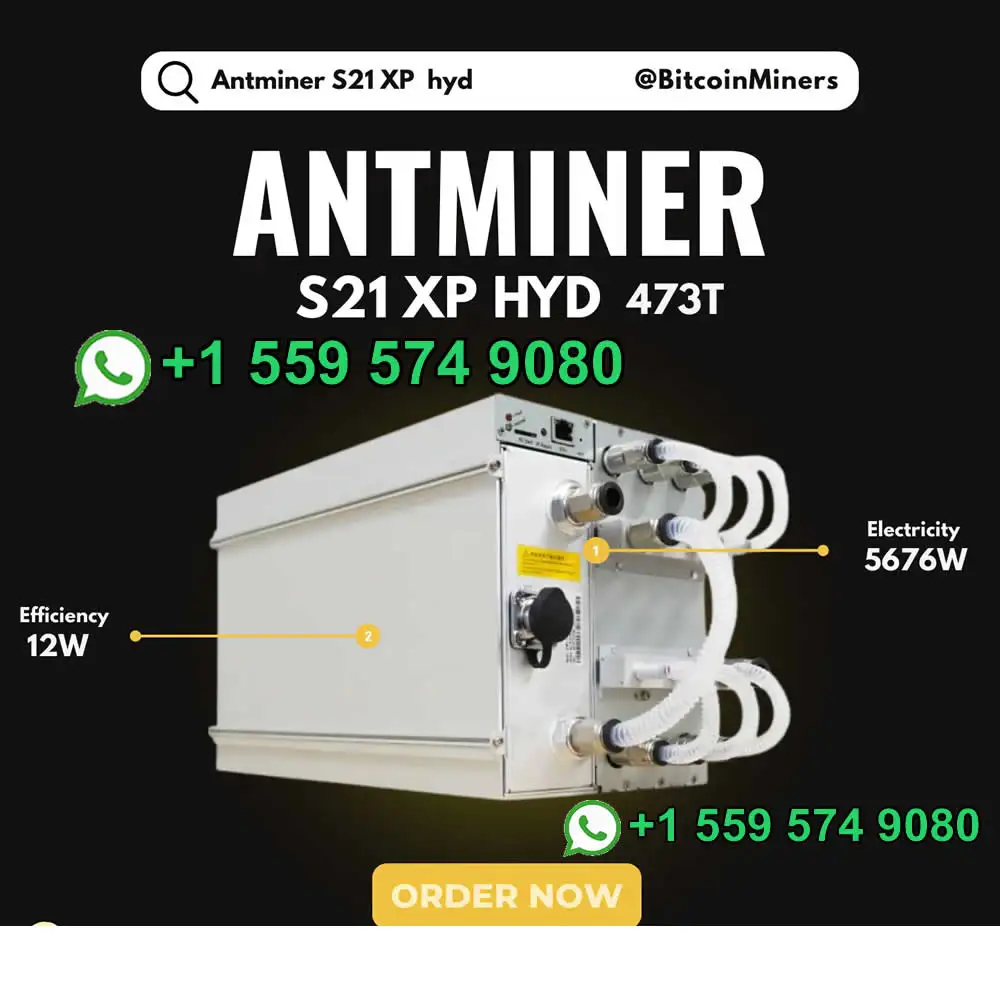 LK Great Black Friday OFFER Brand New Antminer S21 XP HYDRO (473Th profitability) With PSU