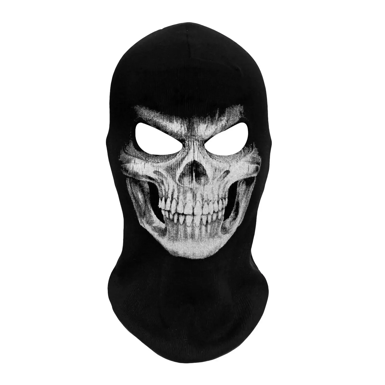 AliExpress NONE Motorcycle Balaclava Skull Print Full Face Mask Windproof Skiing Head Neck Warmer Cycling Biker Hood Men Helmet Liner