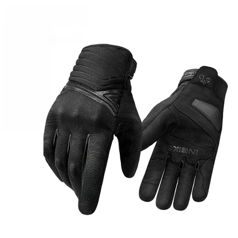 AliExpress INBIKE Winter Cycling Gloves Men Full Finger Bicycle MTB Motorcycle Gloves Man Touchscreen Shockproof Glove for Motor Driving