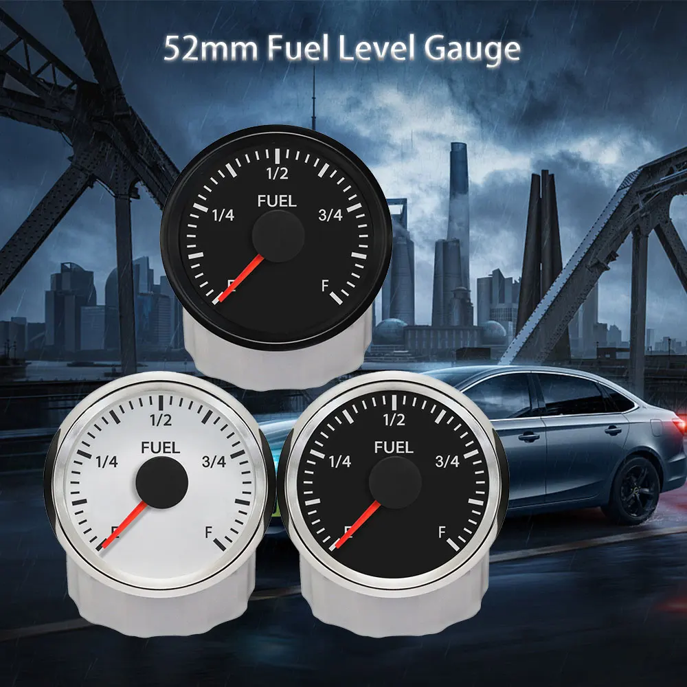 RHAXEL 52mm WiFi Fuel Gauge Meter Compatible with All Types and Ranges Ohm Signal Sensor 9-32V