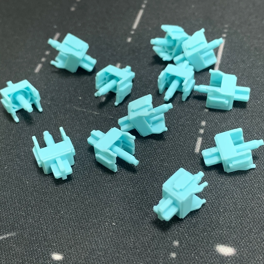 Zeal Tealios v2 Sky Blue Keyboard Switch Axis Accessories Tactile Switches Custom DIY Gateron Kailh Cherry Gazzew Outemu JKDK