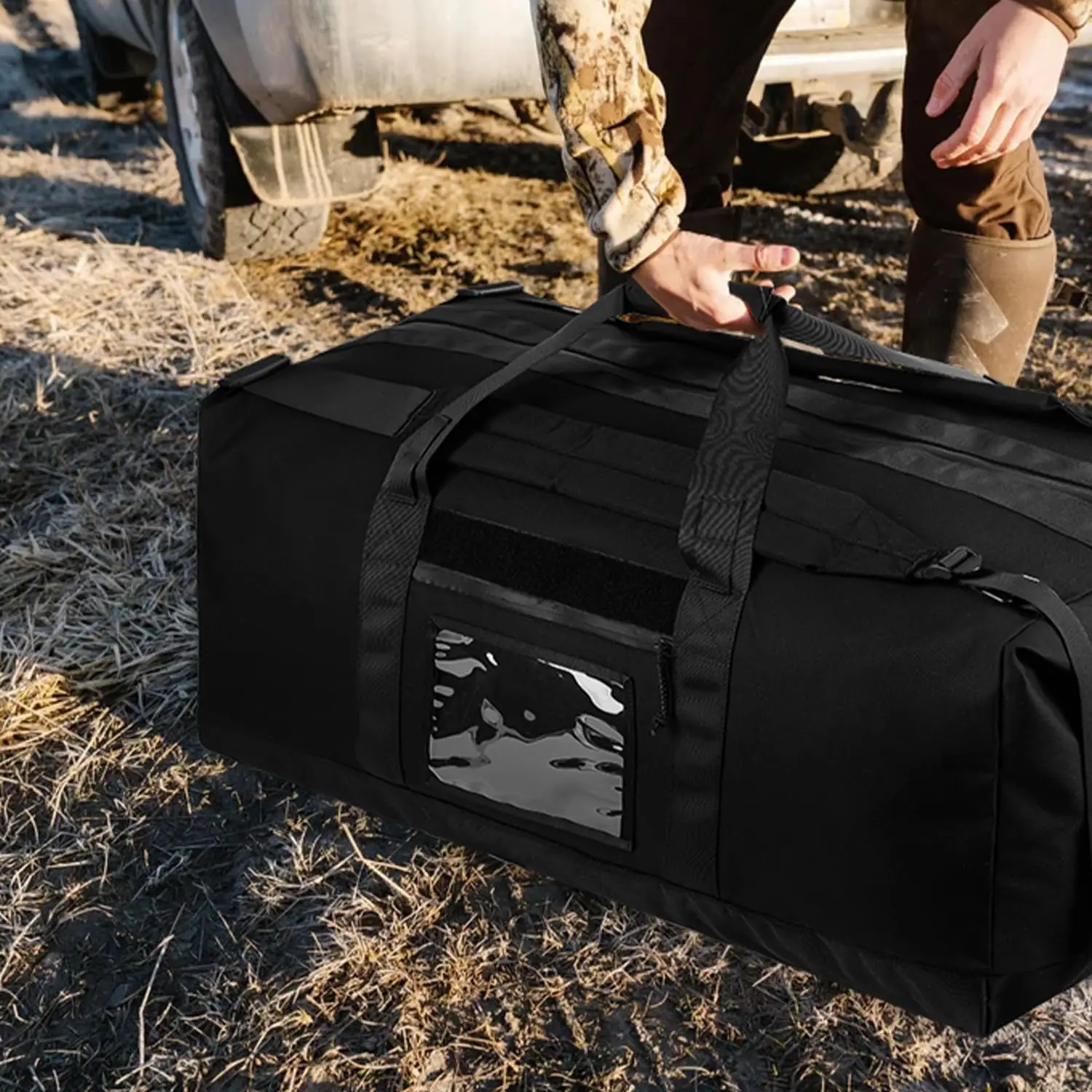 

120L Tactical Travel Duffle Bag Waterproof Foldable Military Backpack Travel for Outdoor Camping Hunting Weekender Workout