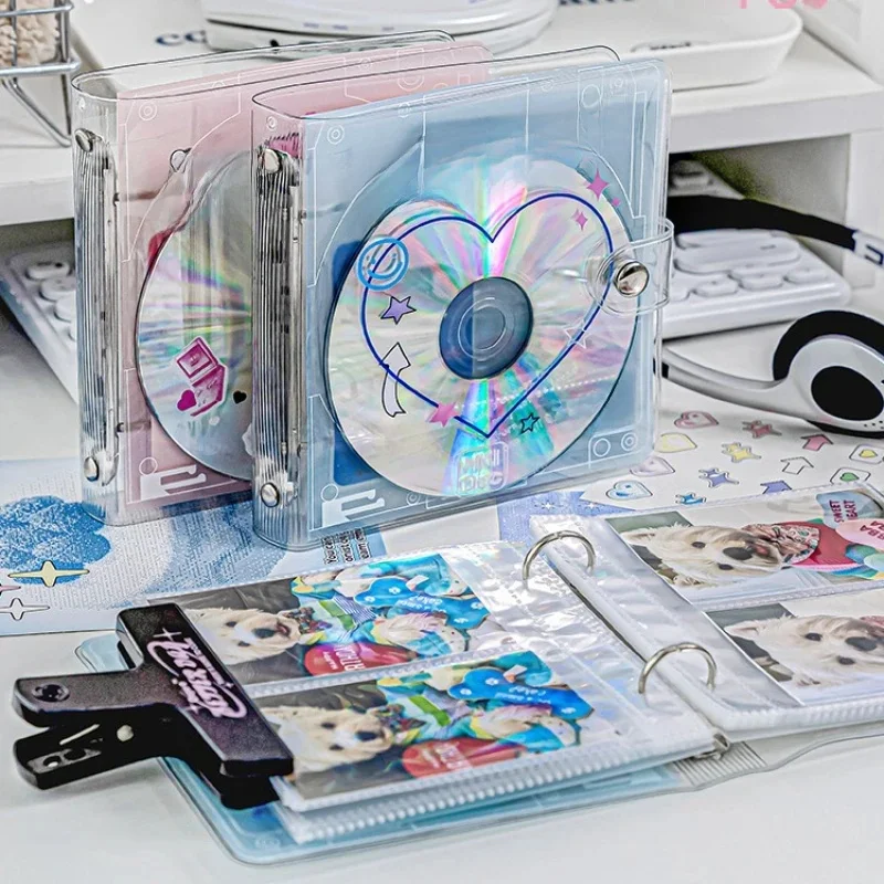 Retro CD Kpop fotokartki zbieraj segregator A7 okładka notesu pamiętnik Agenda Planner papiernicze zestaw albumów fotograficznych — zdjęcie produktu 7