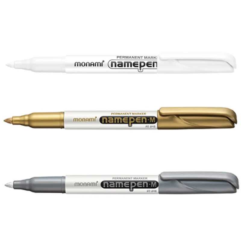 Mona Mina Pen M Bold for gold silver white