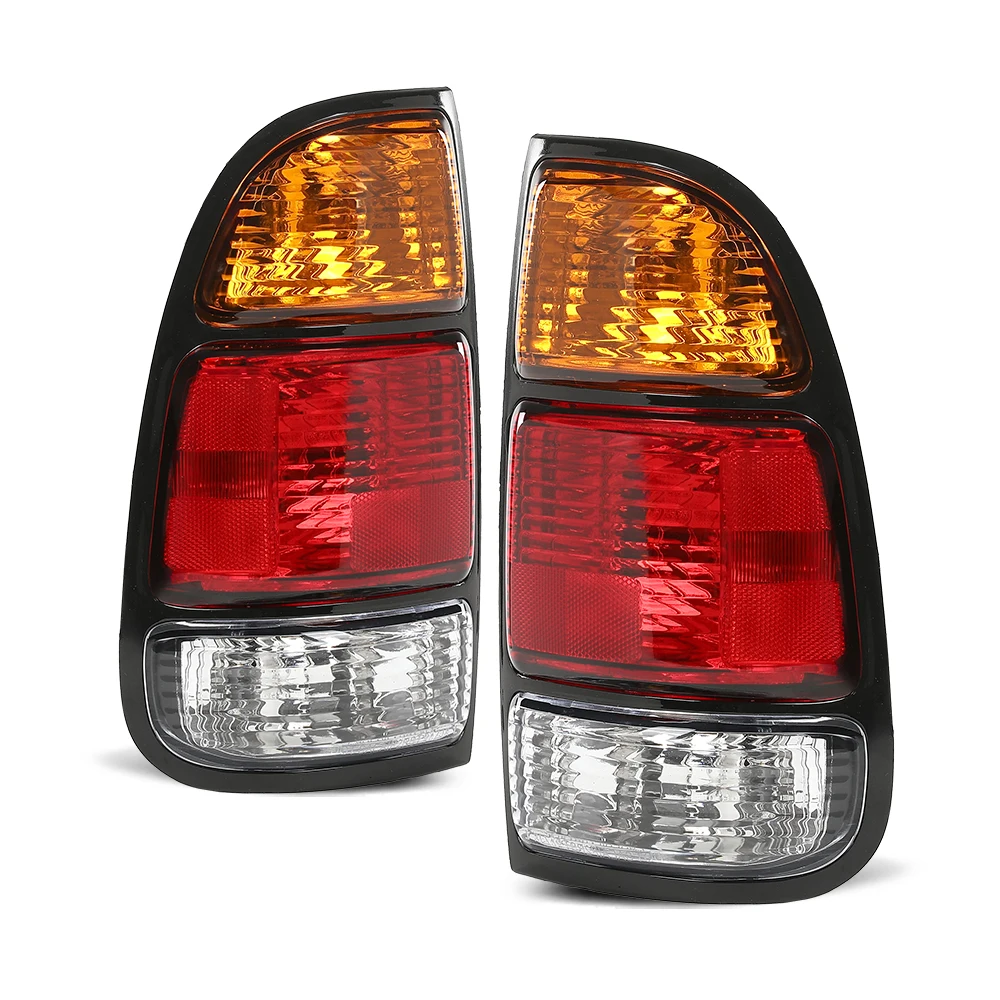 

Комплект задних фонарей с проводкой, совместимый с Toyota Tundra Regular Cab и Access Cab 2000-2006, задний стоп-сигнал Fleetside, прозрачный