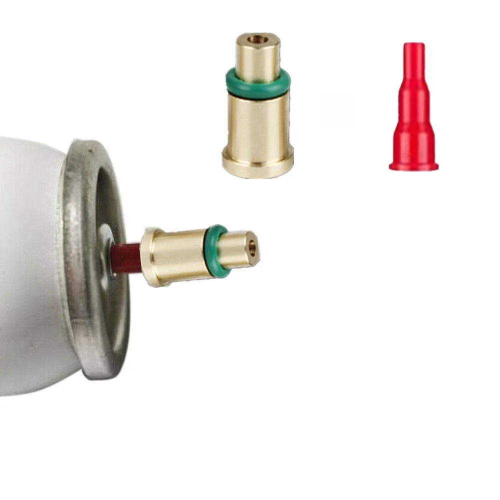 Adaptateur de buse de gaz en cuivre réutilisable, 2 en 1, tête de recharge de butane en plastique pour Dupont Ligne1 L1, briquet à capuchon rouge, connecteur d'échange de gaz