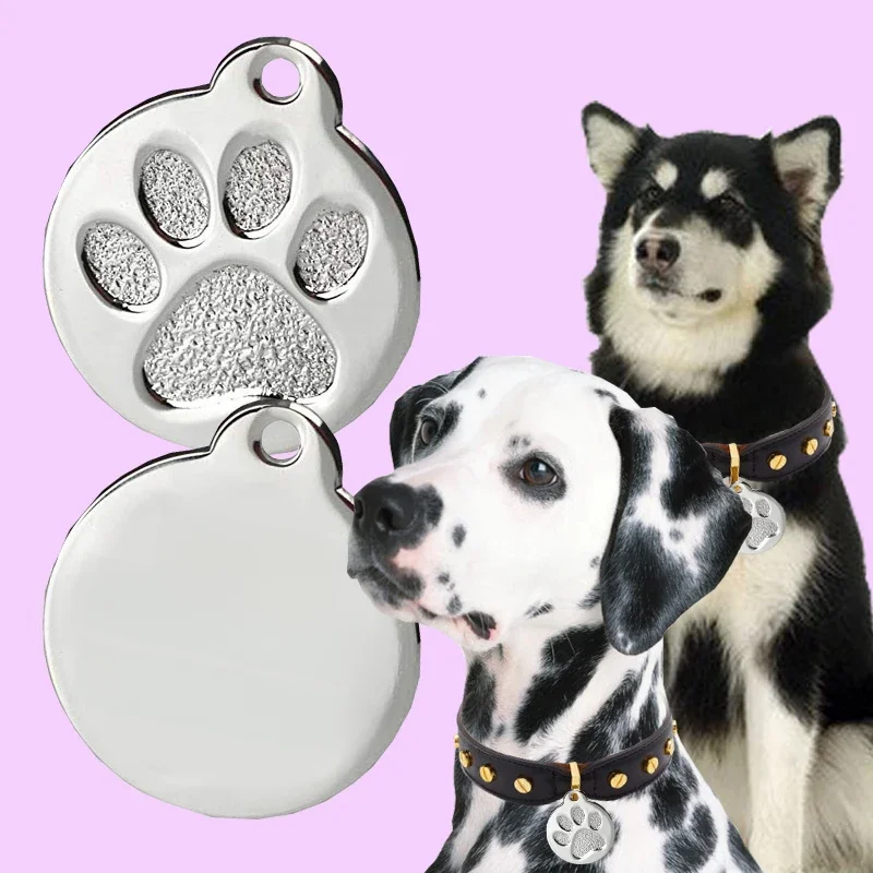 Spersonalizowane niestandardowe Pet Dog ID tabliczka znamionowa identyfikacja nieśmiertelnik Anti-lost Puppy nazwa artykuły dla zwierząt akcesoria kot i pies kołnierz — zdjęcie 2