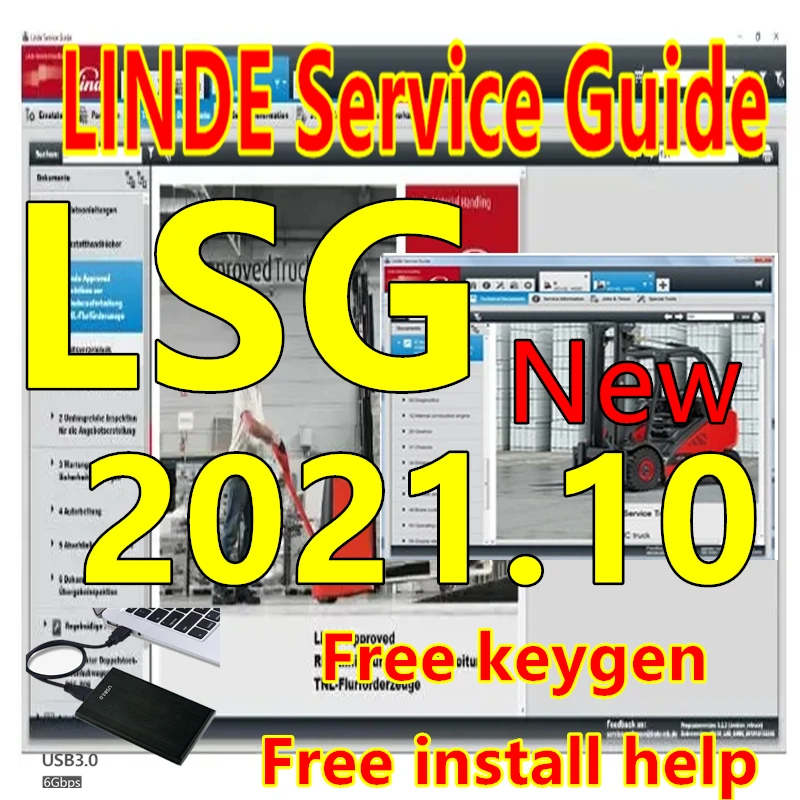 

2024 hot sell !! 2021.10 Linde Service Guide LSG 5.2.2 update U0213 [10.2021]+Expire Patch+unlocked keygen+install video free