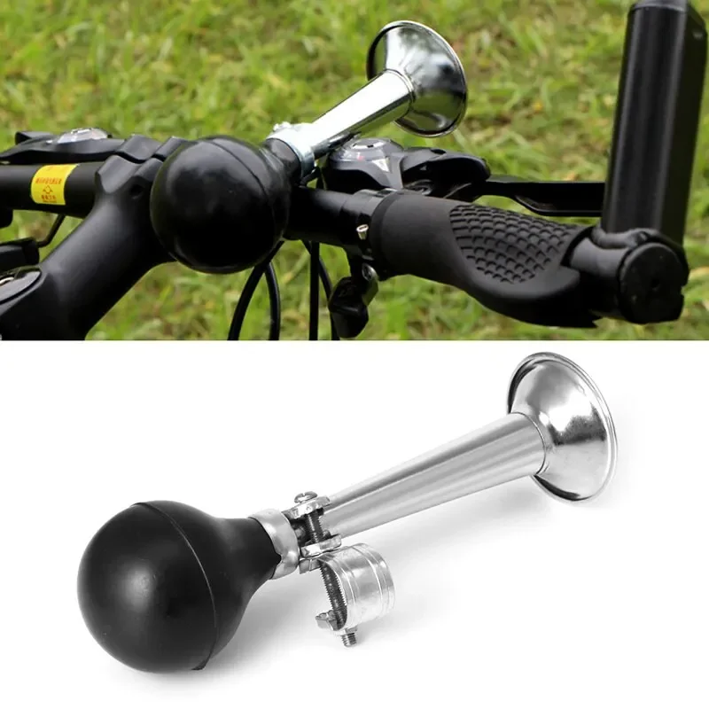 AliExpress Bicycle Bike Cycling Retro Metal Air Horn Hooter Bell Bugle Trumpet Honking Bulb Wholesale