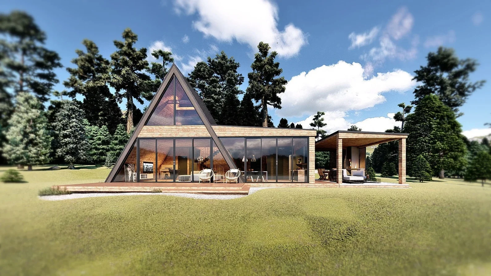 Modern Tiny House Printed Plans 8m x 13m | 1 Bedroom Loft Cabin Guide | DIY Home Blueprint Booklet (No Materials).