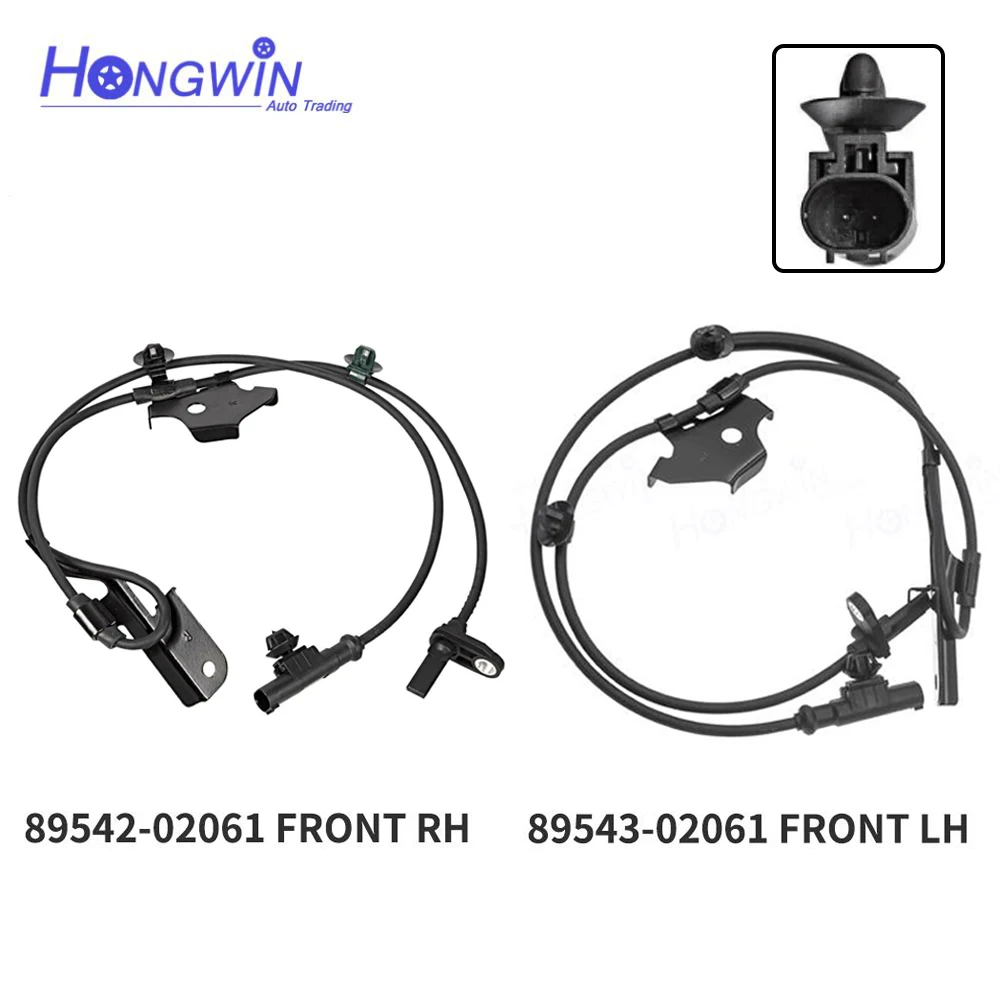 

89542-02061 89543-02061 Front Right Left ABS Speed Sensor For Toyota Corolla Saloon Auris Avensis Estate Verso 07-18 89542-02060