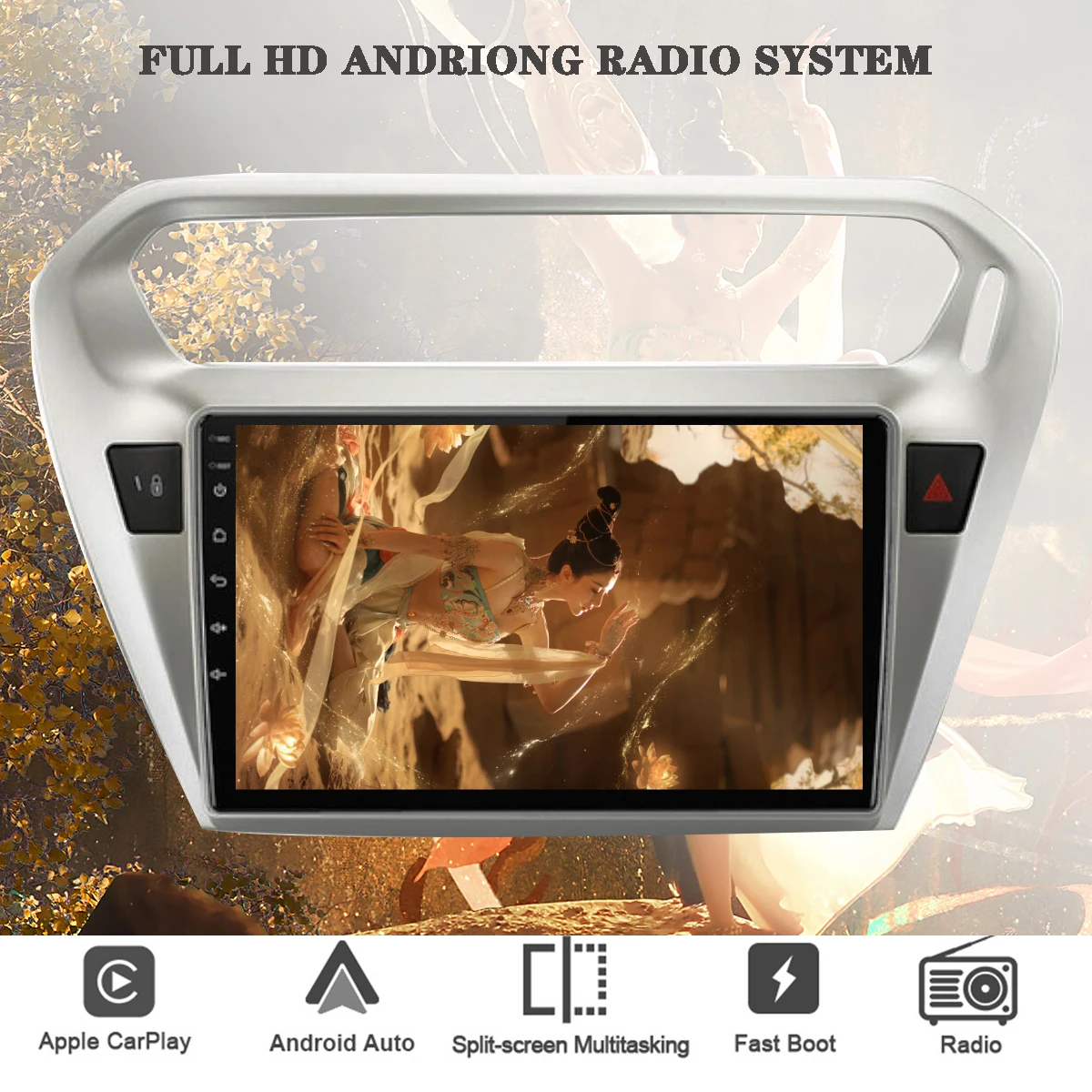 

Android 13 DSP Carplay For Peugeot 301 Citroen Elysee 2014 2015 2016 Car Radio Multimedia Video Player GPS Navigation 2Din DVD