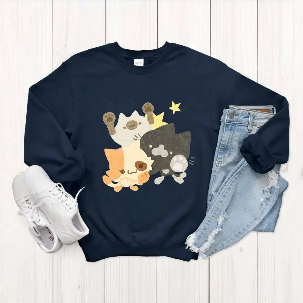 Sweatshirts Kleidung Tops Retro Grafik Hoodie Y2K Kleidung Frau Übergroße Streetwear Frauen Pullover Casual Lose Fit Unisex Stil