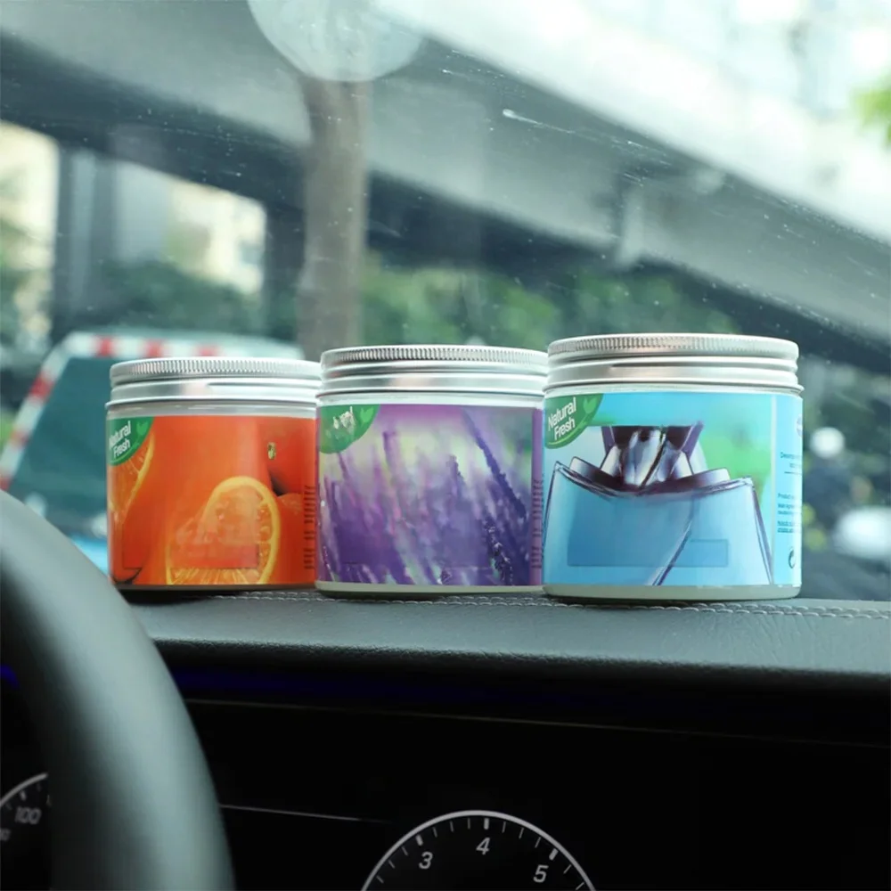 Désodorisant pour voiture, baume solide, Cologne, lavande, citron, vanille, éliminateur d'odeurs, parfum longue durée, ornement, accessoires automobiles