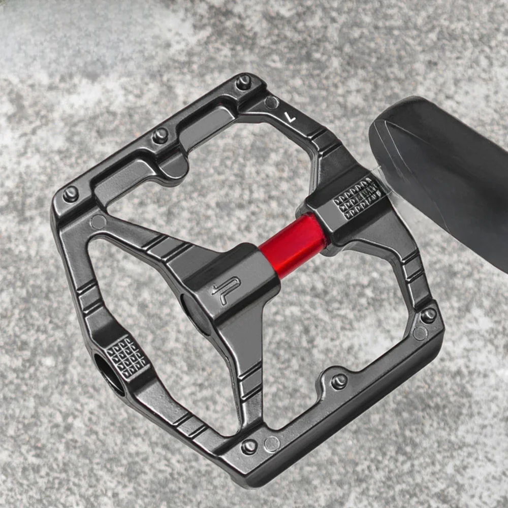 AliExpress PROMEND MTB Bicycle Pedal Anti-Slip Double DU Bearings Lightweight Aluminum Alloy Pedal Wide Platform Pedals Mountain Bike Parts