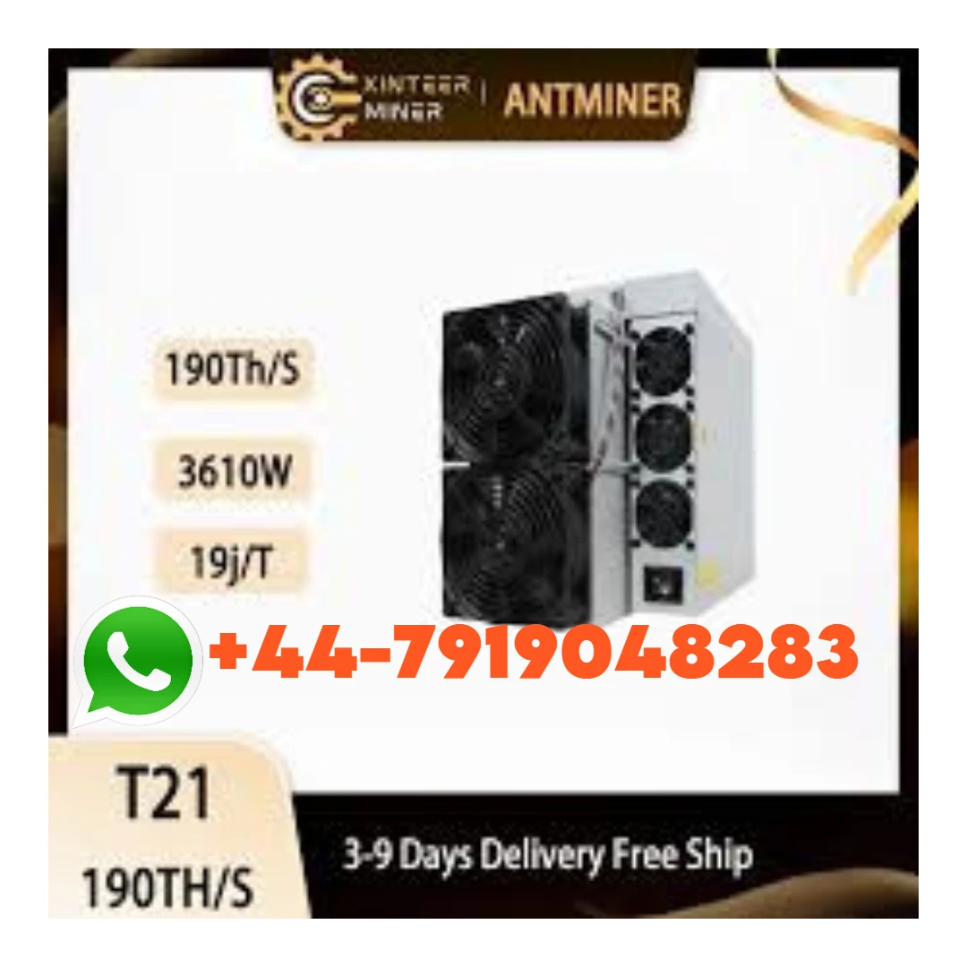 OI WHOLESALES Bitmain Antminer T21 (190Th) Bitcoin Miner