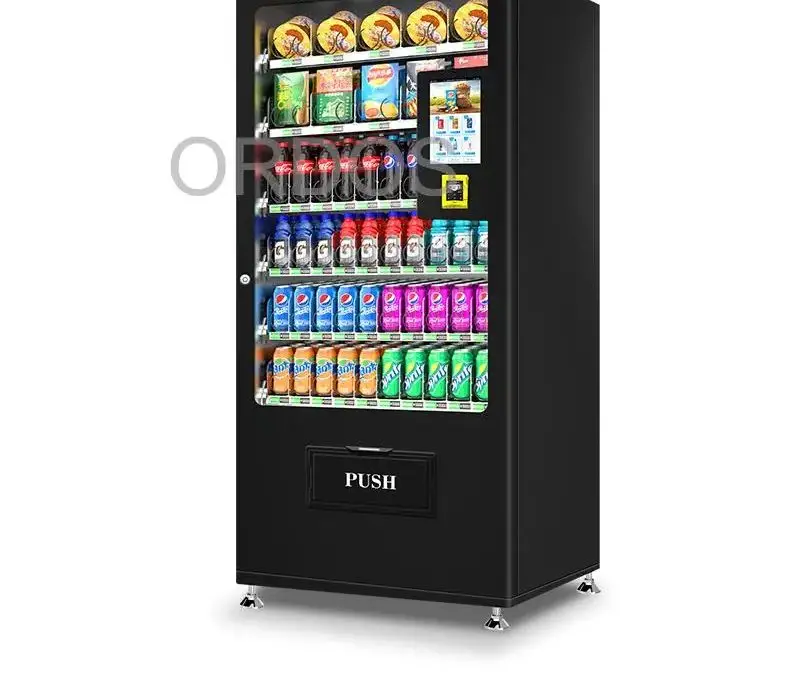 Touch Cashless Payment Vending Machine Drink Combo Vending Machine Automatic