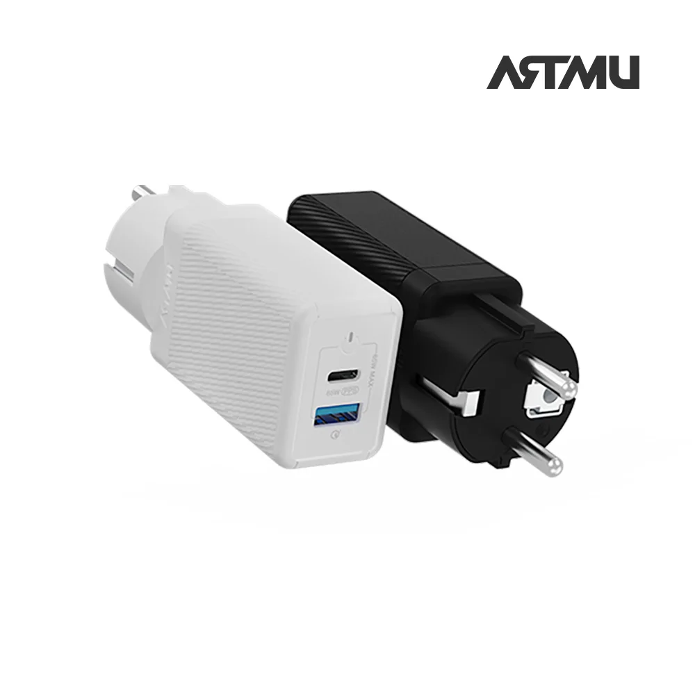 Artmu USB PD 65W PPS GaN Grounding Dual ultra fast charger GC720