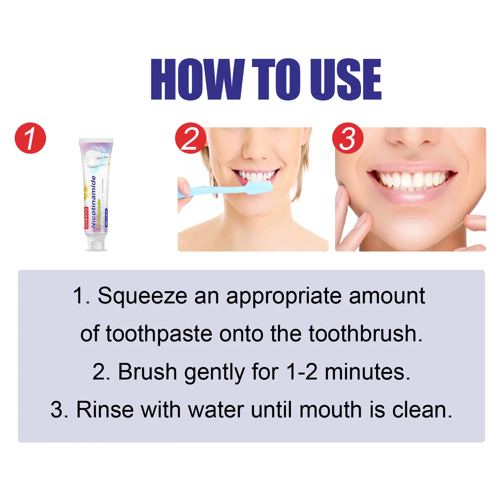 EELHOE Teeth Cleaning Whitening Toothpaste Yellow Teeth Removing Plaque Stain Brightening Mousse Fresh Breath Oral Hygiene Care