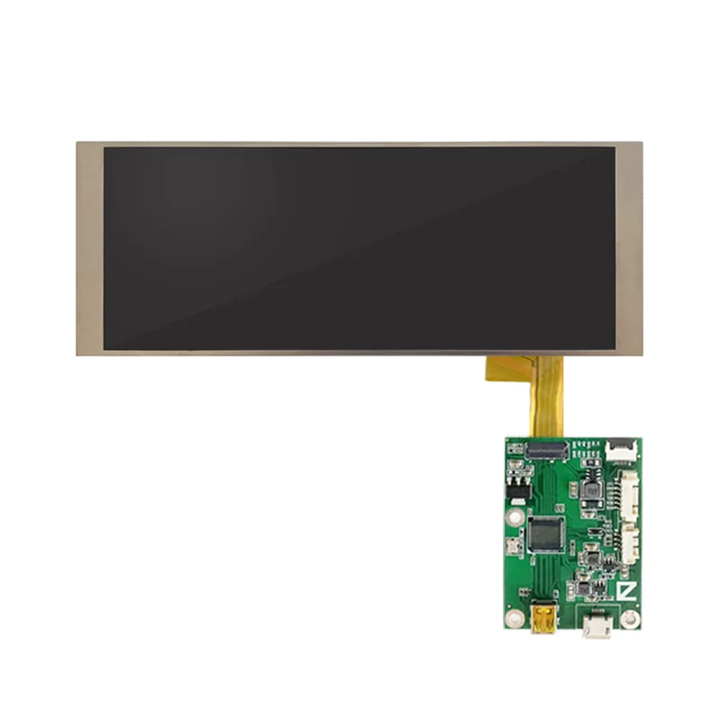 Imagem -02 - Wisecoco-forno Microware Placa de Controle Mipi Exibição Ultra Ampla Tela Lcd Stretch Bar Automotivo Ips Tft 68 128x480