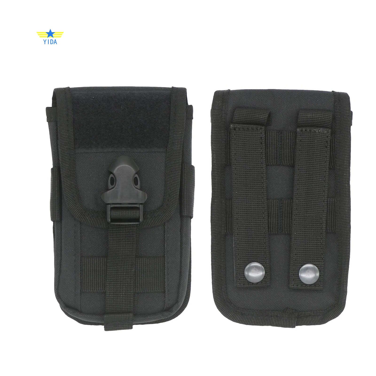 Universal Multifunction Cell Phone Holster Pouch Tactical Smartphone Pouches EDC Case Molle Gadget Bag with Nylon Coin Purse