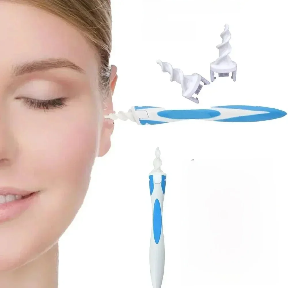 16 embouts de remplacement | Nettoyant doux pour les oreilles pour saisir et extrait de cérumen en toute sécurité – Conception hygiénique et facile à utiliser pour tous âges