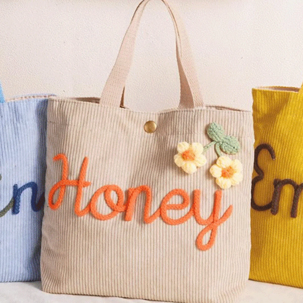Personalized Name Handbag, Custom Tote Bag Gift