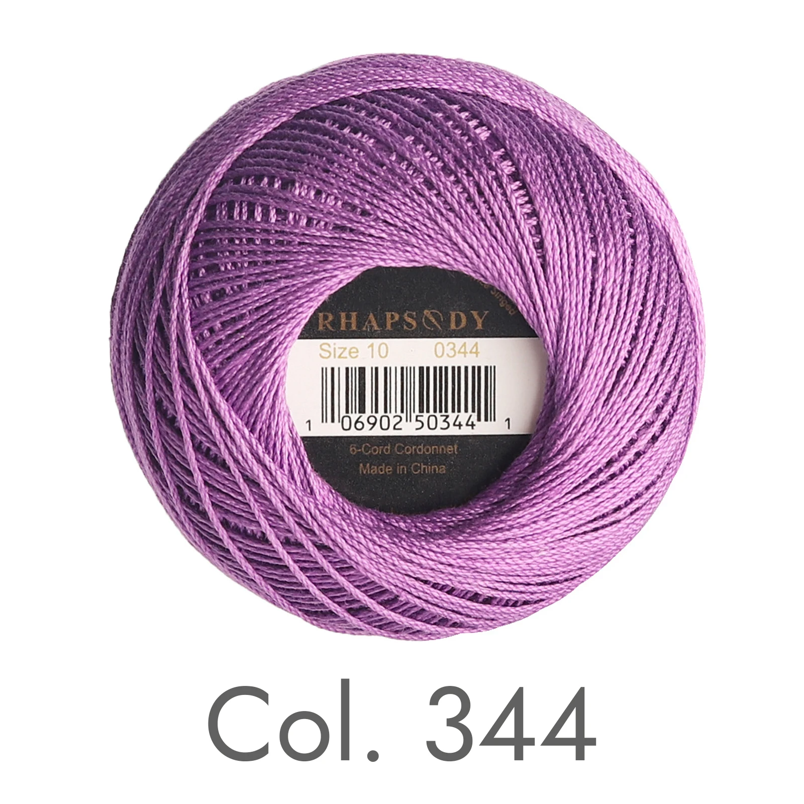 Rhapsody Häkelgarn, verschiedene Farben, Größe 10, Stricken, 100 % reine ägyptische Baumwolle, mehrfarbig, 10 bunte Farben, 122 Yards – Detail 15