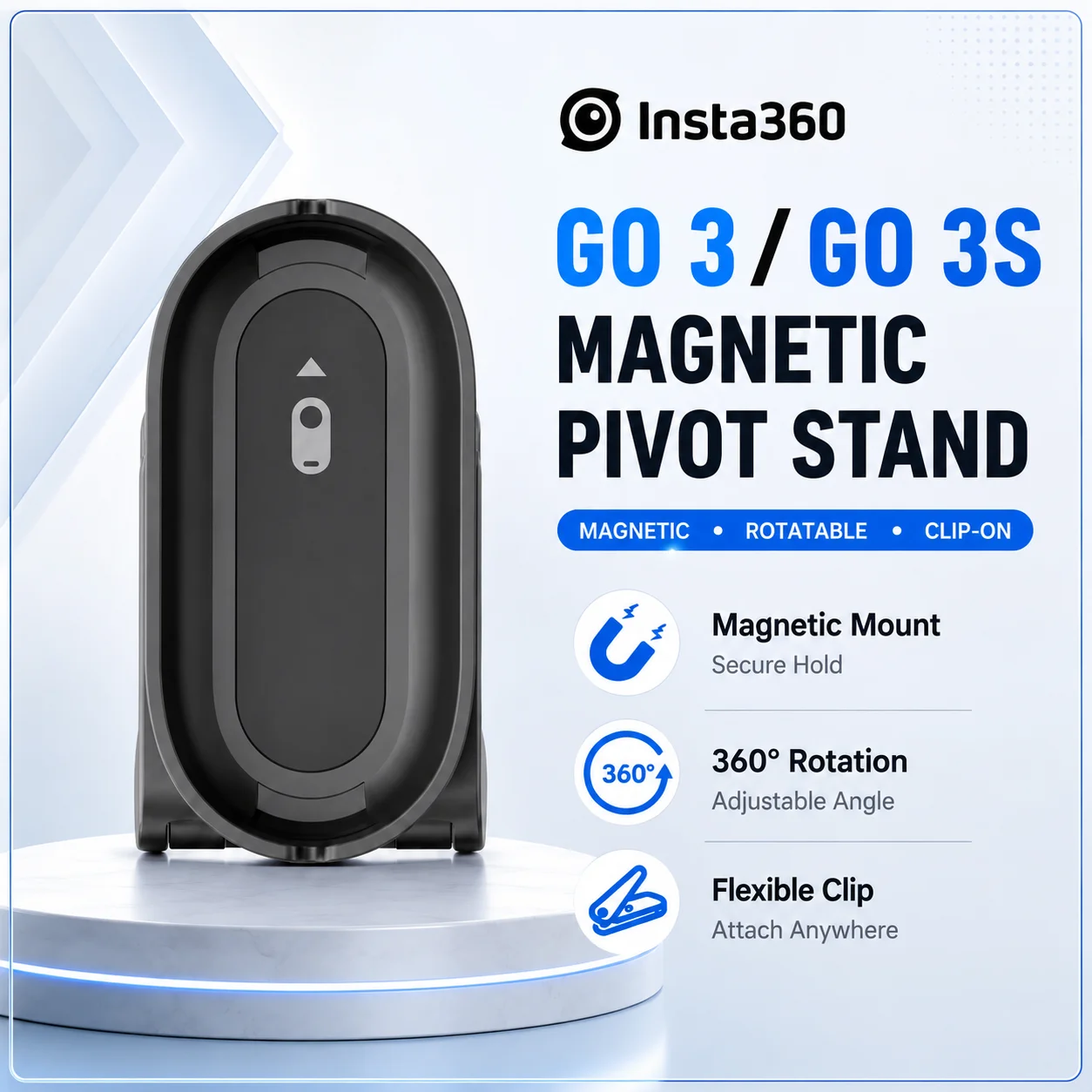 Penyangga Pivot Magnetik untuk - Insta360 Camera Go 3 ulasan dan harga