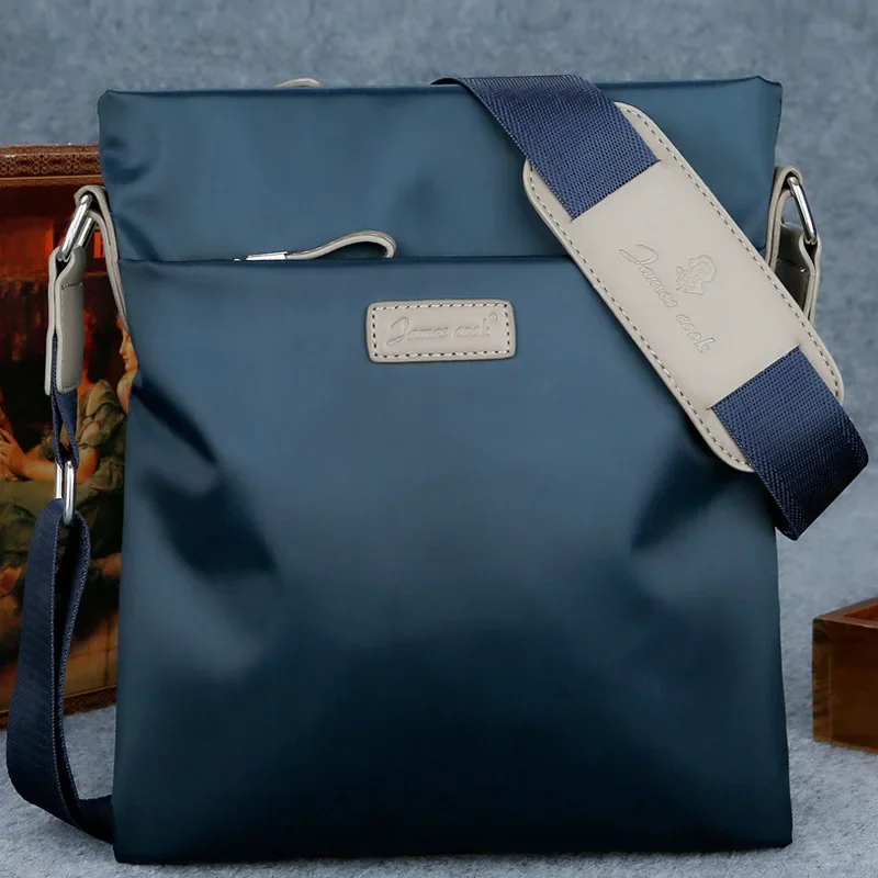 Męska torba na ramię, torba kurierska, wodoodporna torba z tkaniny Oxford, torba biznesowa męska, torba crossbody, bandolera hombre, torba dla mężczyzn, bolso — zdjęcie 2