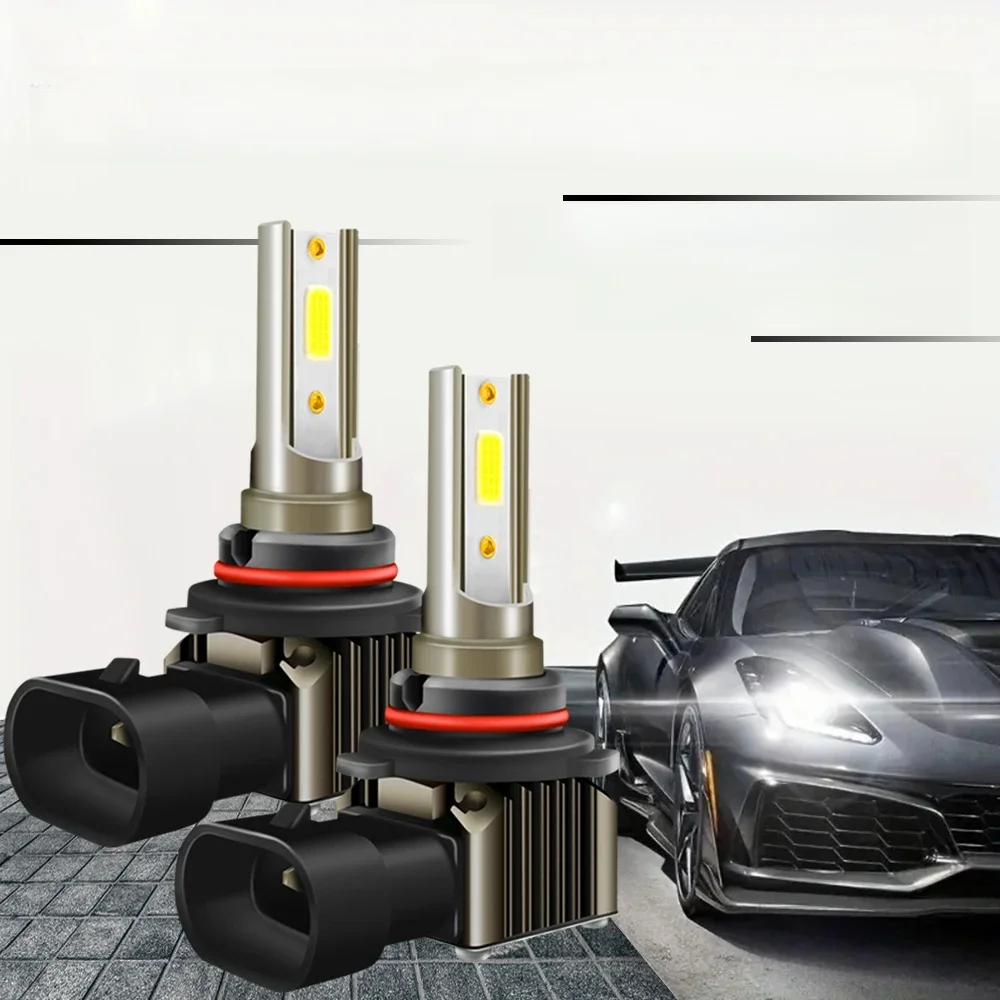 2 pièces 30000LM H7 H11 H8 phare LED 9005 9006 HB3 HB4 H4 phare de voiture H10 9145 9140 H16 Auto Mini ampoule antibrouillard 6000K 12V 200W lumière