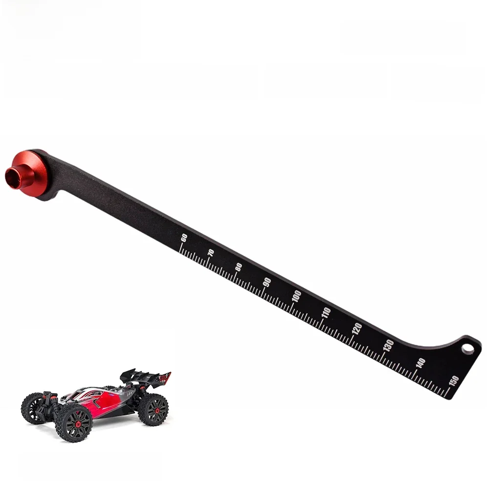 9IMOD RC outil règle course de choc et jauge de rebond Suspension longueur règle de mesure en aluminium 60-150mm pour 1/8 Buggy camion remorqueur